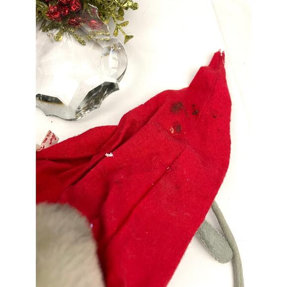 30x VTG Holiday Ornaments Christmas Wood Fabric Metal Lot Collectibles Santa - Picture 11 of 16